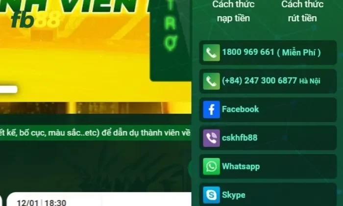 Dịch vụ CSKH chuyên nghiệp tại FB88