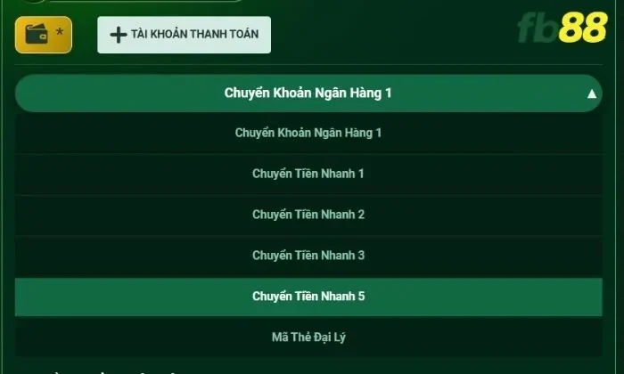 Fb88 cũng hỗ trợ phương thức nạp tiền bằng thẻ cào